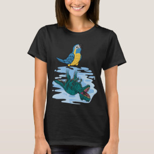 Parrot & Rex Reflection I Blue throated Macaw T-Shirt