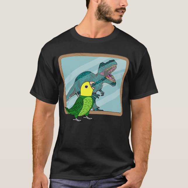 Parrot & Rex Reflection I Double Yellow headed Ama T-Shirt (Front)