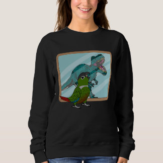 Parrot & Rex Reflection I Green Cheek Conure Sweatshirt