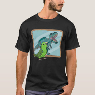 Parrot & Rex Reflection I Green Parrotlet T-Shirt