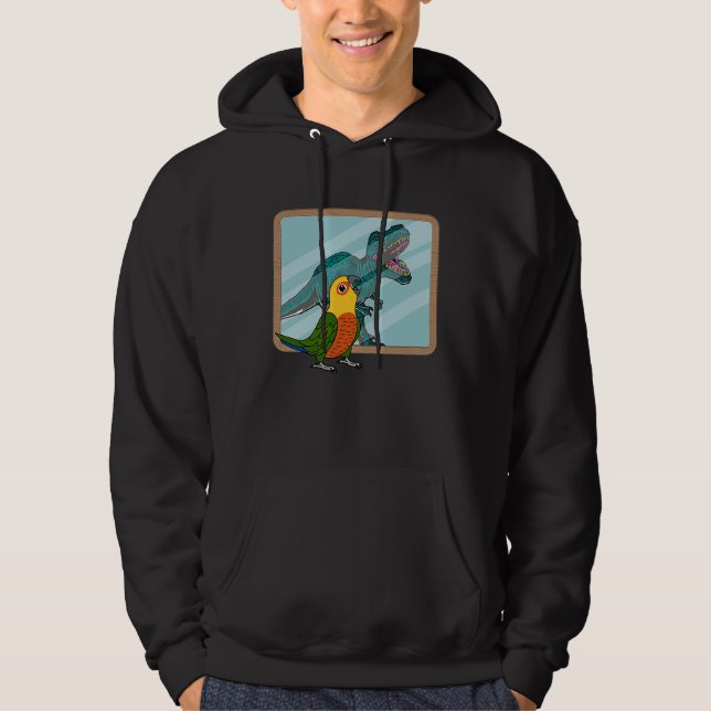 Parrot & Rex Reflection I Jenday Conure Hoodie (Front)