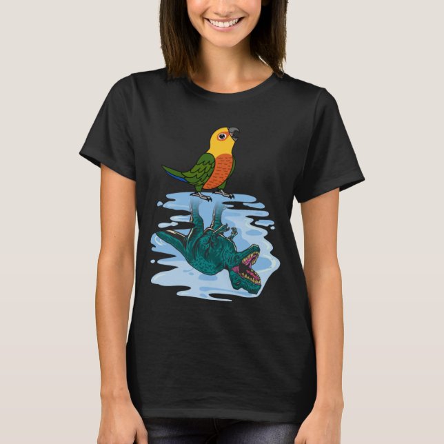 Parrot & Rex Reflection I Jenday Conure T-Shirt (Front)