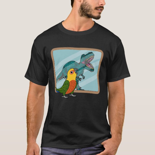 Parrot & Rex Reflection I Jenday Conure T-Shirt (Front)