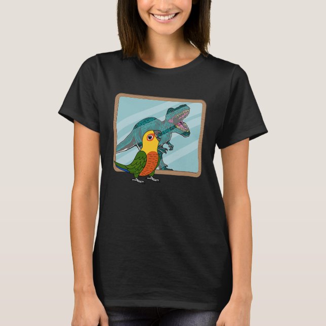 Parrot & Rex Reflection I Jenday Conure T-Shirt (Front)