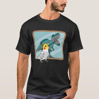 Parrot & Rex Reflection I Lutino Cockatiel T-Shirt