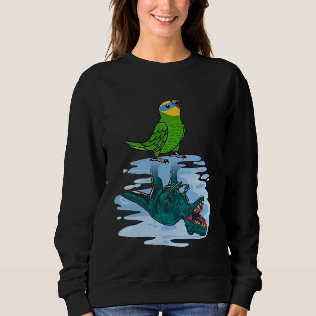 Parrot & Rex Reflection I Orange winged Amazon Sweatshirt (Front)