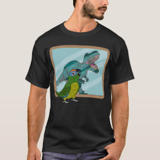Parrot & Rex Reflection I Peach fronted Conure T-Shirt