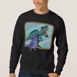 Parrot & Rex Reflection I Violet Indian Ringneck Sweatshirt