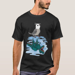 Parrot & Rex Reflection I White faced Grey Cockati T-Shirt