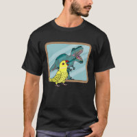 Parrot & Rex Reflection I Yellow Indian Ringneck