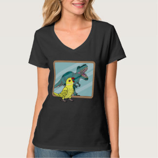 Parrot & Rex Reflection I Yellow Indian Ringneck T-Shirt