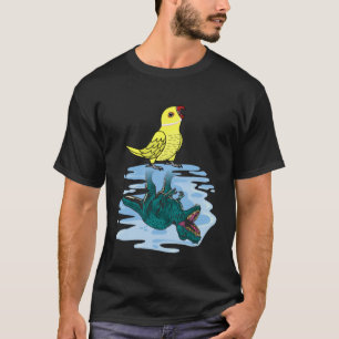 Parrot & Rex Reflection I Yellow Indian Ringneck T-Shirt