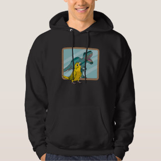 Parrot & Rex Reflection I Yellow Lutino Budgie Bud Hoodie