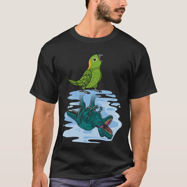 Parrot & Rex Reflection I Yellow naped Amazon T-Shirt (Front)