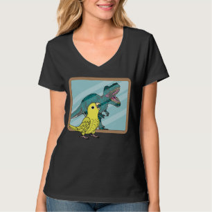 Parrot & Rex Reflection I Yellow Parrotlet T-Shirt