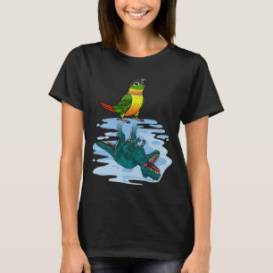 Parrot & Rex Reflection I Yellow sided Green Cheek T-Shirt