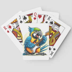 Parrot Rock Music Poker Cards