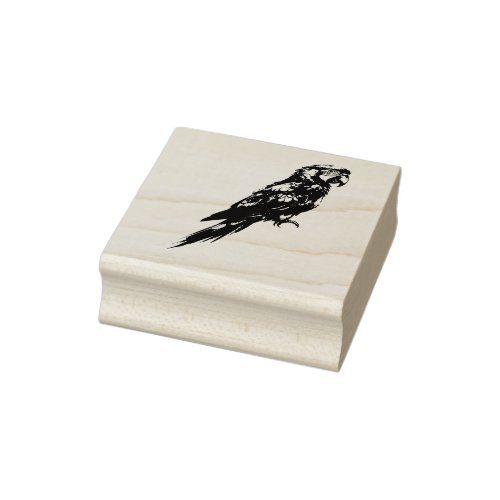 Parrot Rubber Stamp