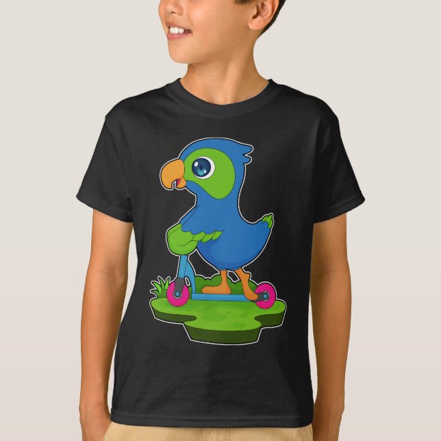 Parrot Scooter T-Shirt (Front)