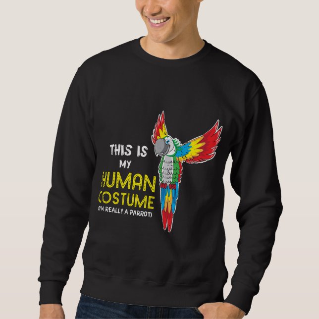 Parrot Shirt for Men Women Kids - Human Costume (Front)