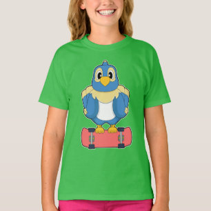 Parrot Skater Skateboard T-Shirt