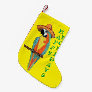 PARROT SMALL CHRISTMAS STOCKING