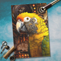 Parrot Steampunk 1 Decoupage Paper