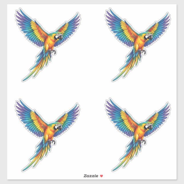 Parrot Sticker (Sheet)