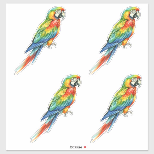 Parrot Sticker (Sheet)
