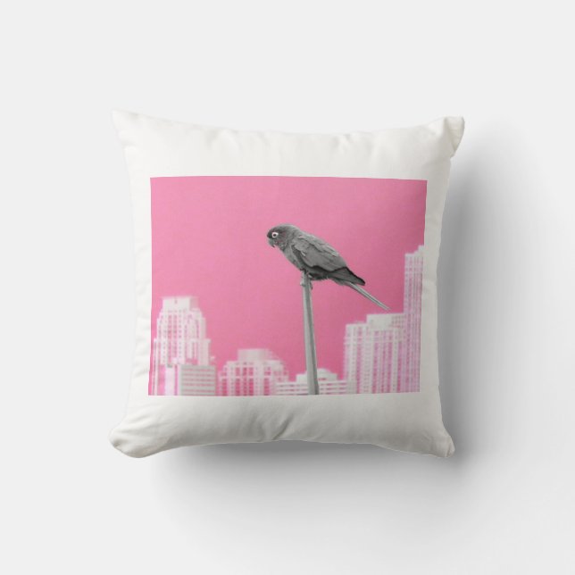 ~Parrot~ THROW PILLOW, CUSTOMIZE IT Pillow (Front)
