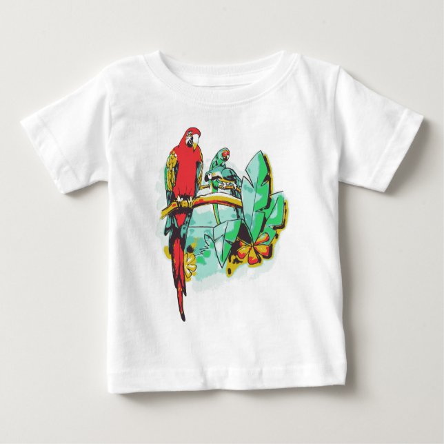 Parrot Trio Baby T-Shirt (Front)