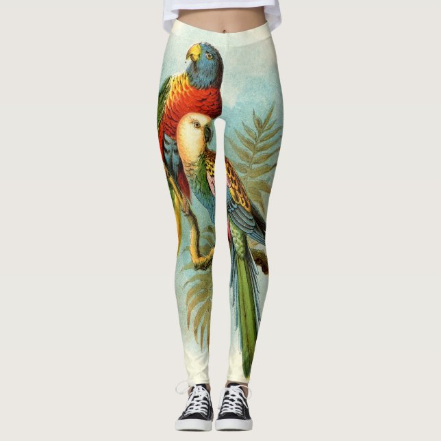PARROT TROPICAL BIRD 10 LEGGINGS (Front)