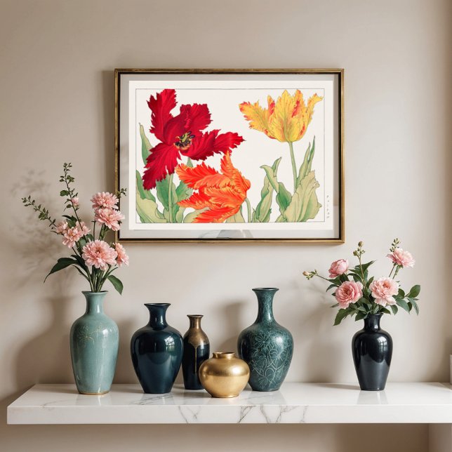 Parrot tulip, Floral Poster (Creator Uploaded)