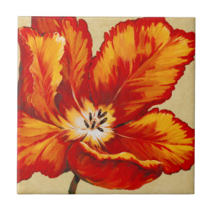Parrot Tulip I Ceramic Tile