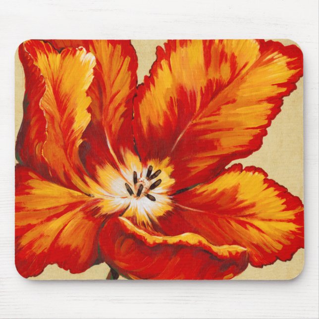 Parrot Tulip I Mouse Pad (Front)