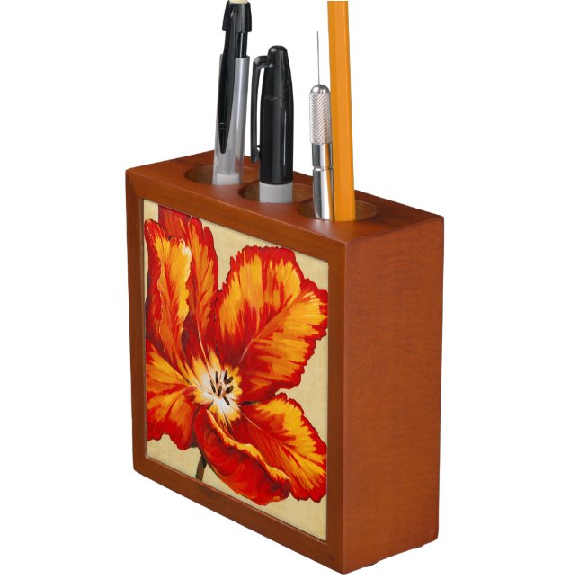 Parrot Tulip I Pencil/Pen Holder (In Situ)