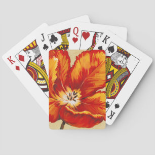 Parrot Tulip I Poker Cards