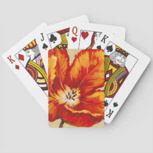 Parrot Tulip I Poker Cards