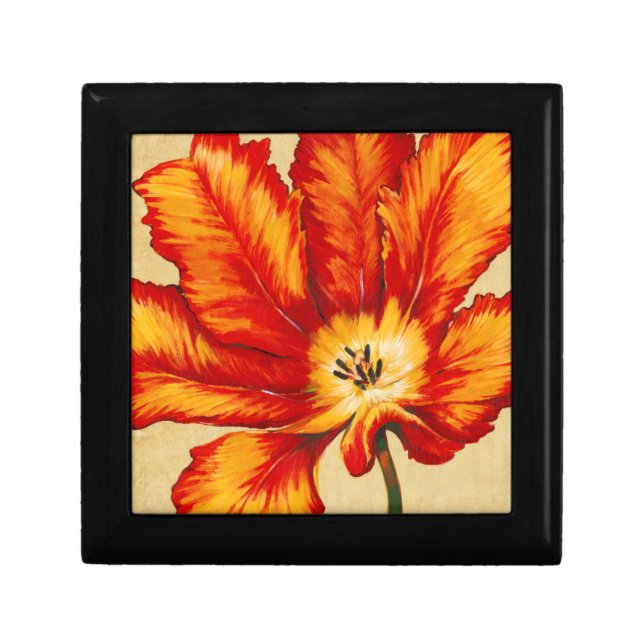 Parrot Tulip II Keepsake Box (Front)