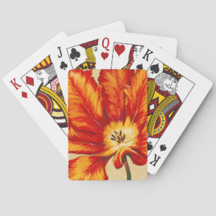 Parrot Tulip II Poker Cards