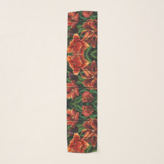 "Parrot Tulips Triptych" Scarf