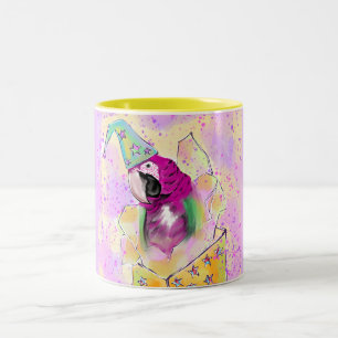 Parrot Two-Tone Coffee Mug