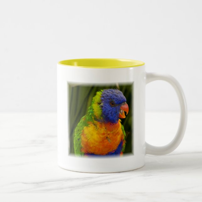 parrot Two-Tone coffee mug (Right)