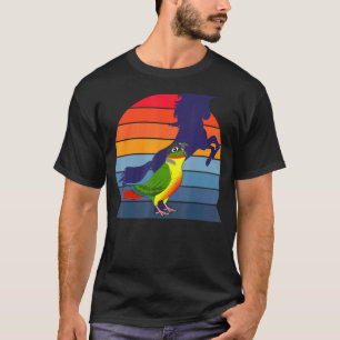 Parrot Unicorn I Screaming Yellow sided Green chee T-Shirt