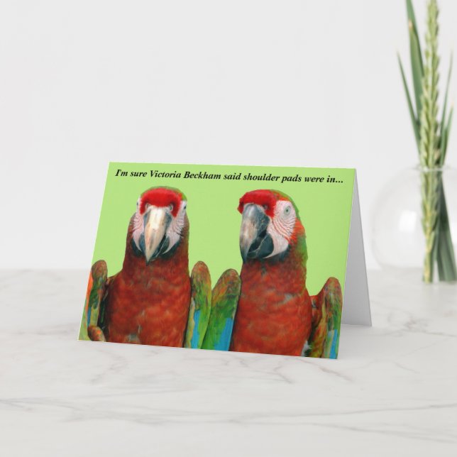 Parrot Valentine Card 004 (Front)