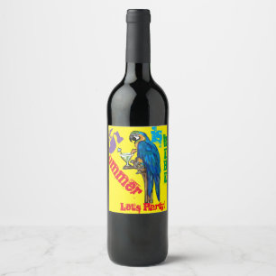 PARROT   WINE LABEL
