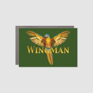 Parrot Wingman Car Magnet