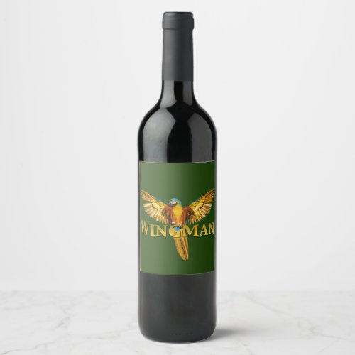 Parrot Wingman Wine Label