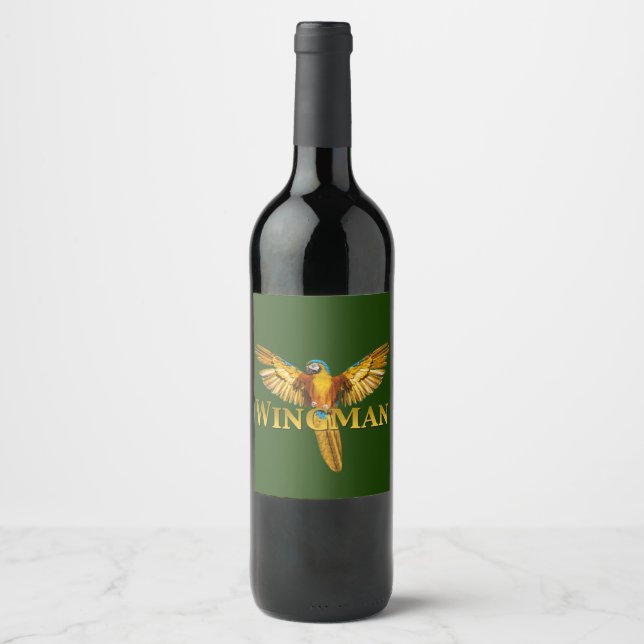 Parrot Wingman Wine Label (Front)