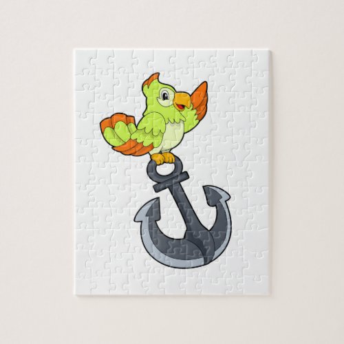 Parrot with Anchor Jigsaw Puzzle